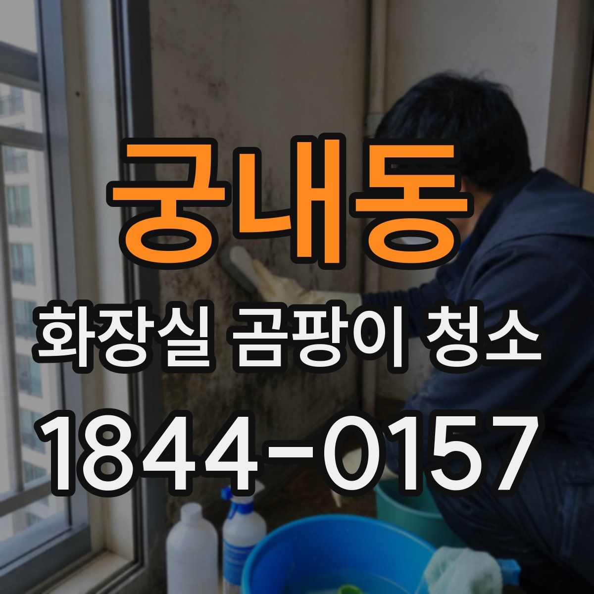 궁내동 화장실 곰팡이 청소