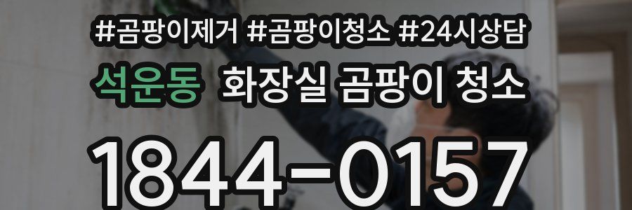석운동 화장실 곰팡이 청소