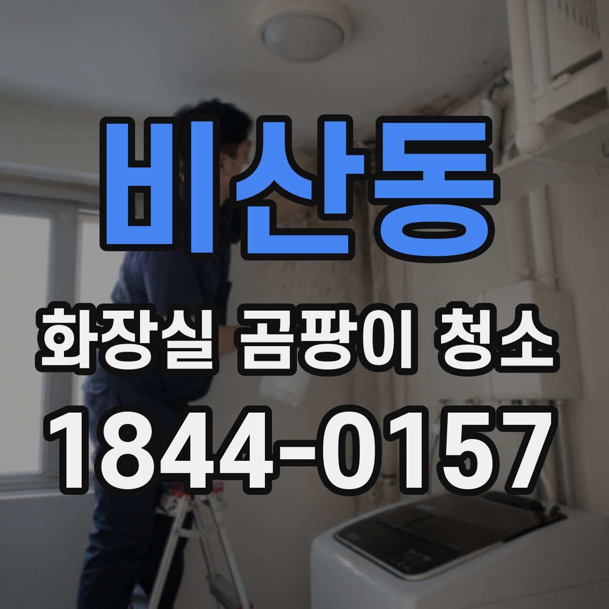 비산동 화장실 곰팡이 청소