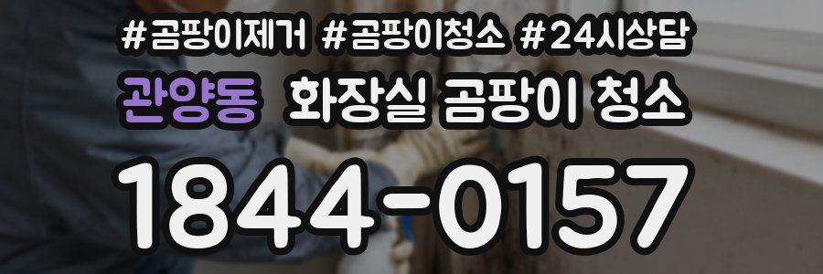 관양동 화장실 곰팡이 청소
