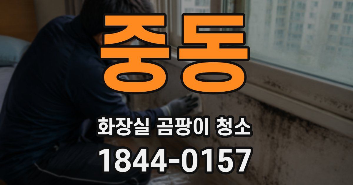 중동 화장실 곰팡이 청소