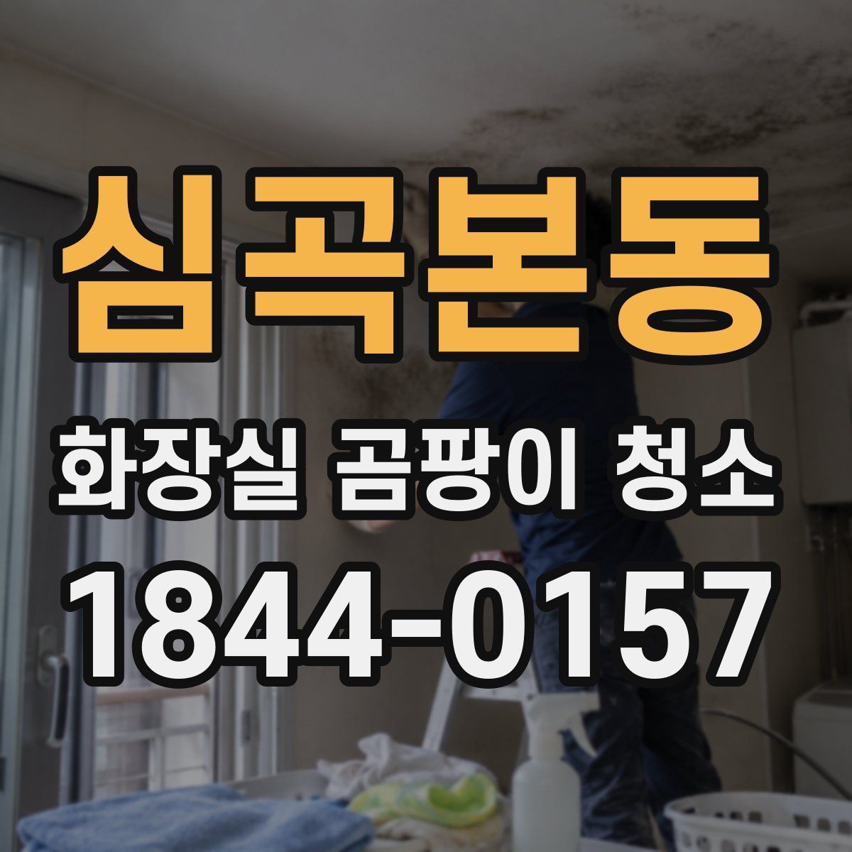 심곡본동 화장실 곰팡이 청소