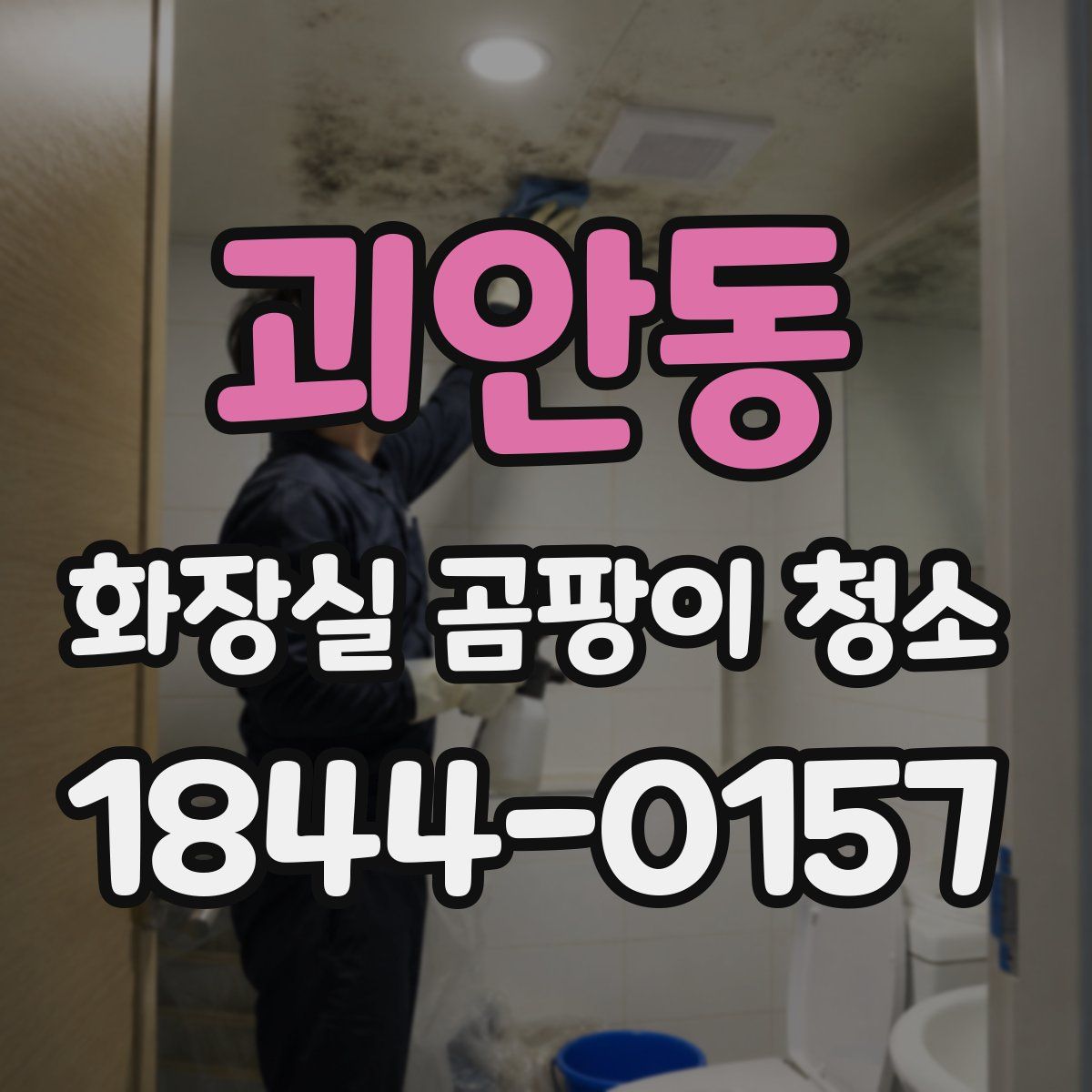 괴안동 화장실 곰팡이 청소
