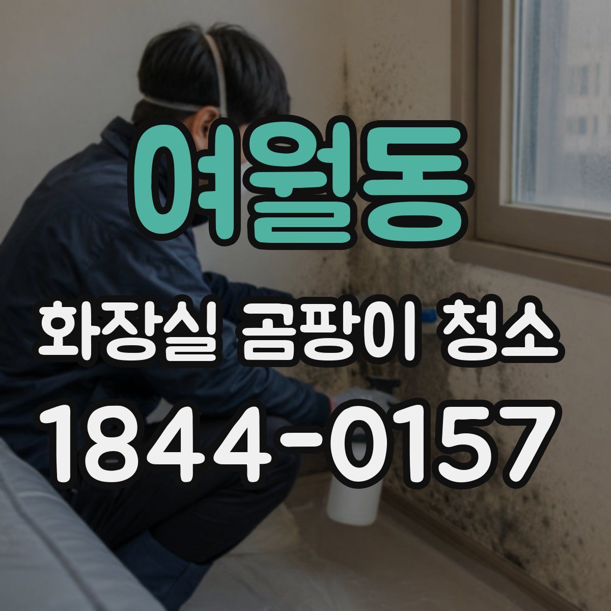 여월동 화장실 곰팡이 청소