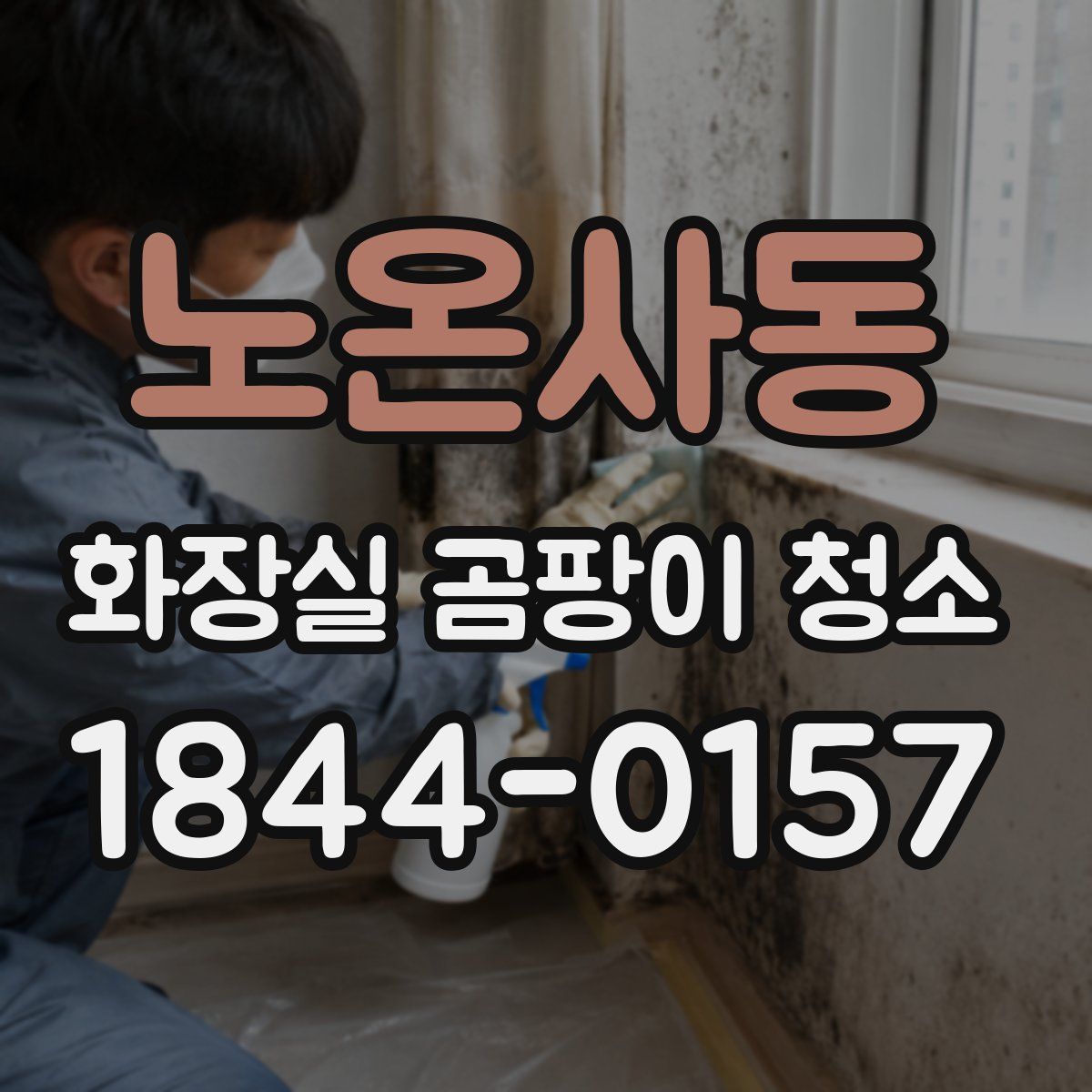 노온사동 화장실 곰팡이 청소