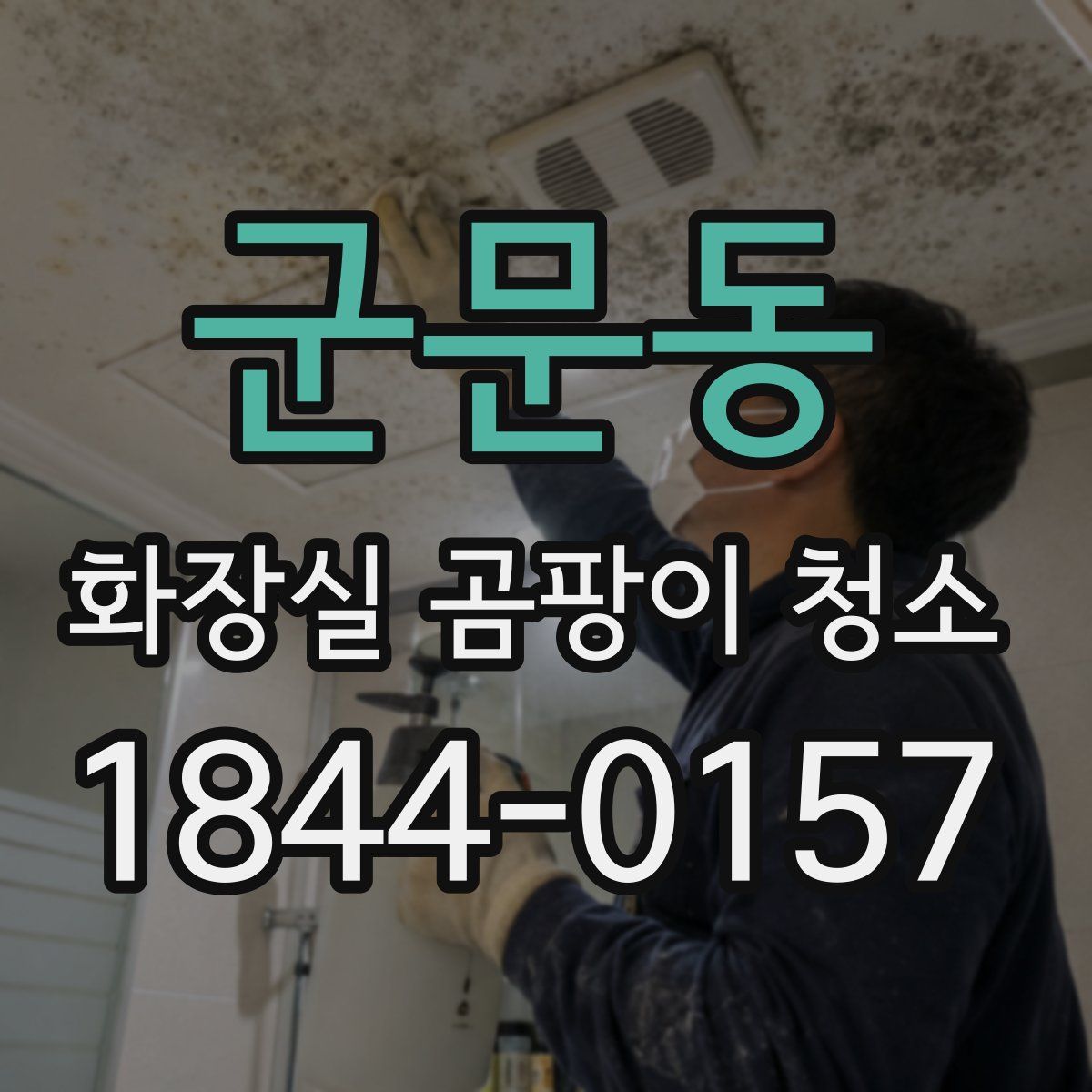 군문동 화장실 곰팡이 청소