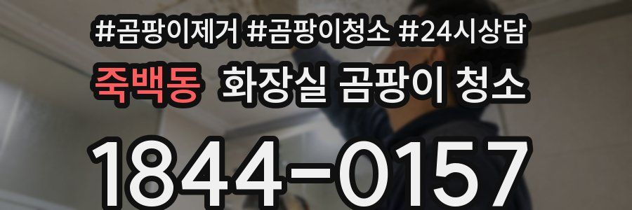죽백동 화장실 곰팡이 청소