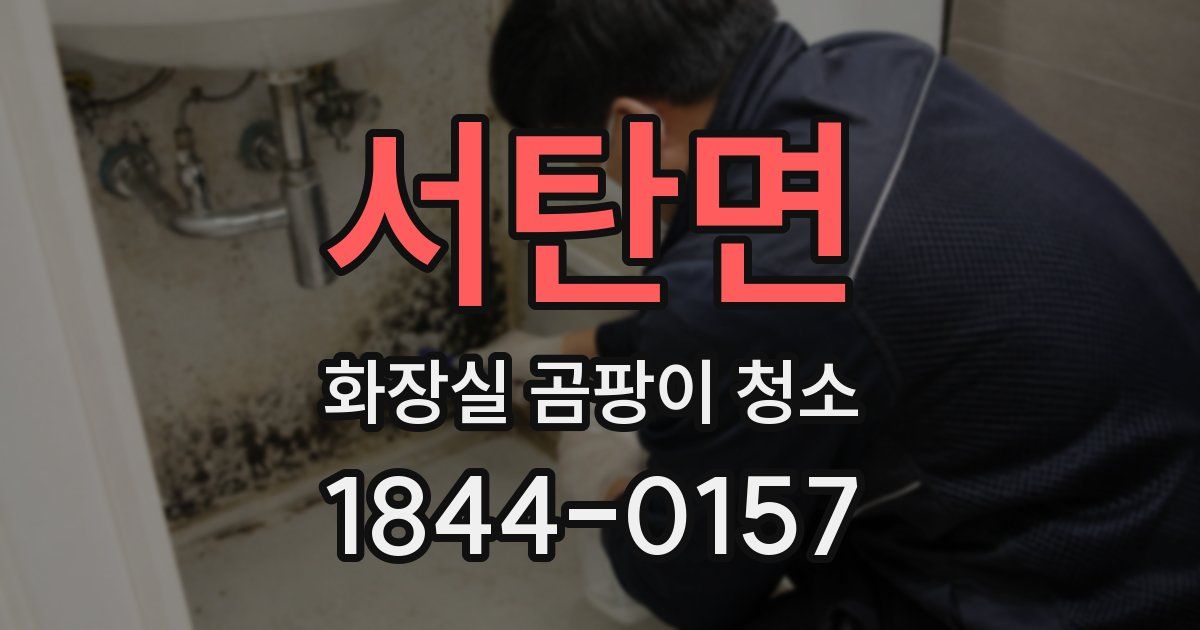 서탄면 화장실 곰팡이 청소