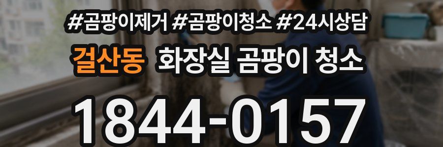 걸산동 화장실 곰팡이 청소