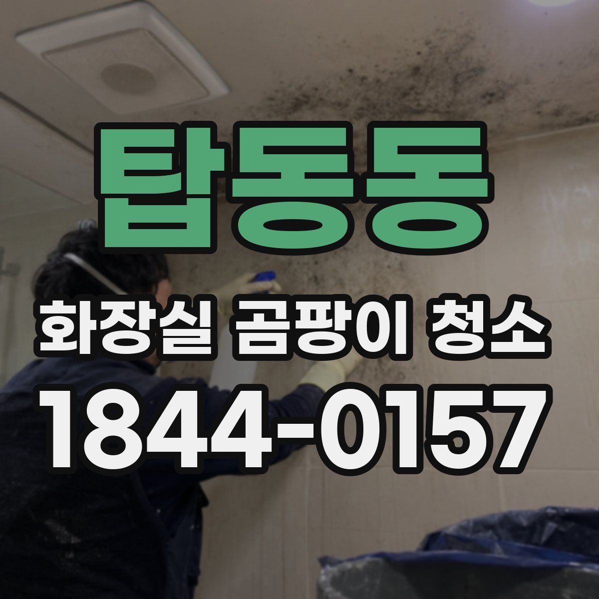 탑동동 화장실 곰팡이 청소