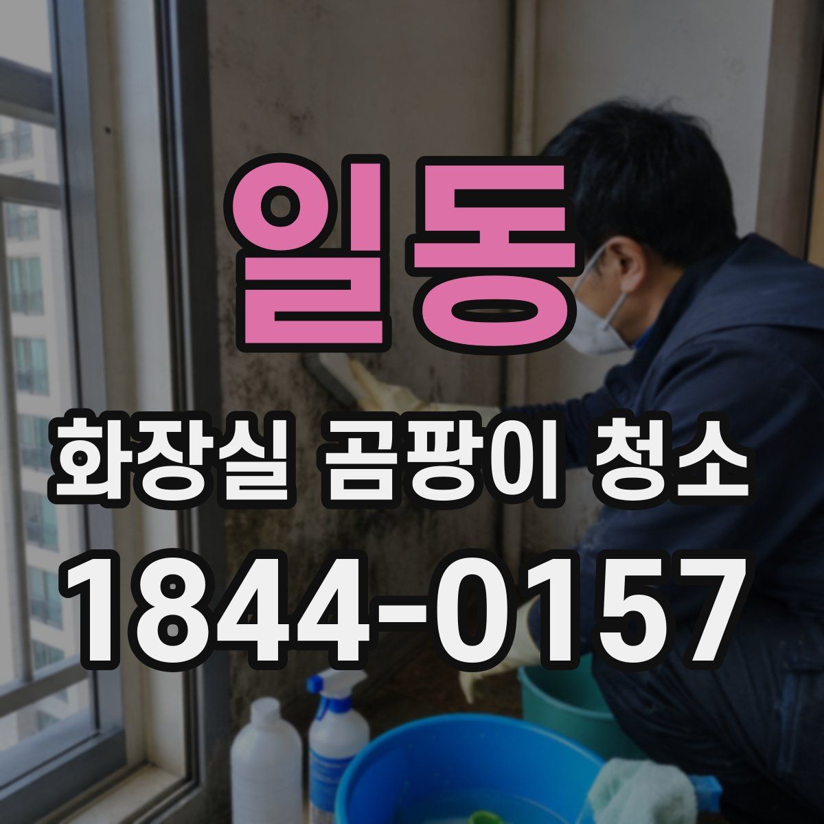 일동 화장실 곰팡이 청소