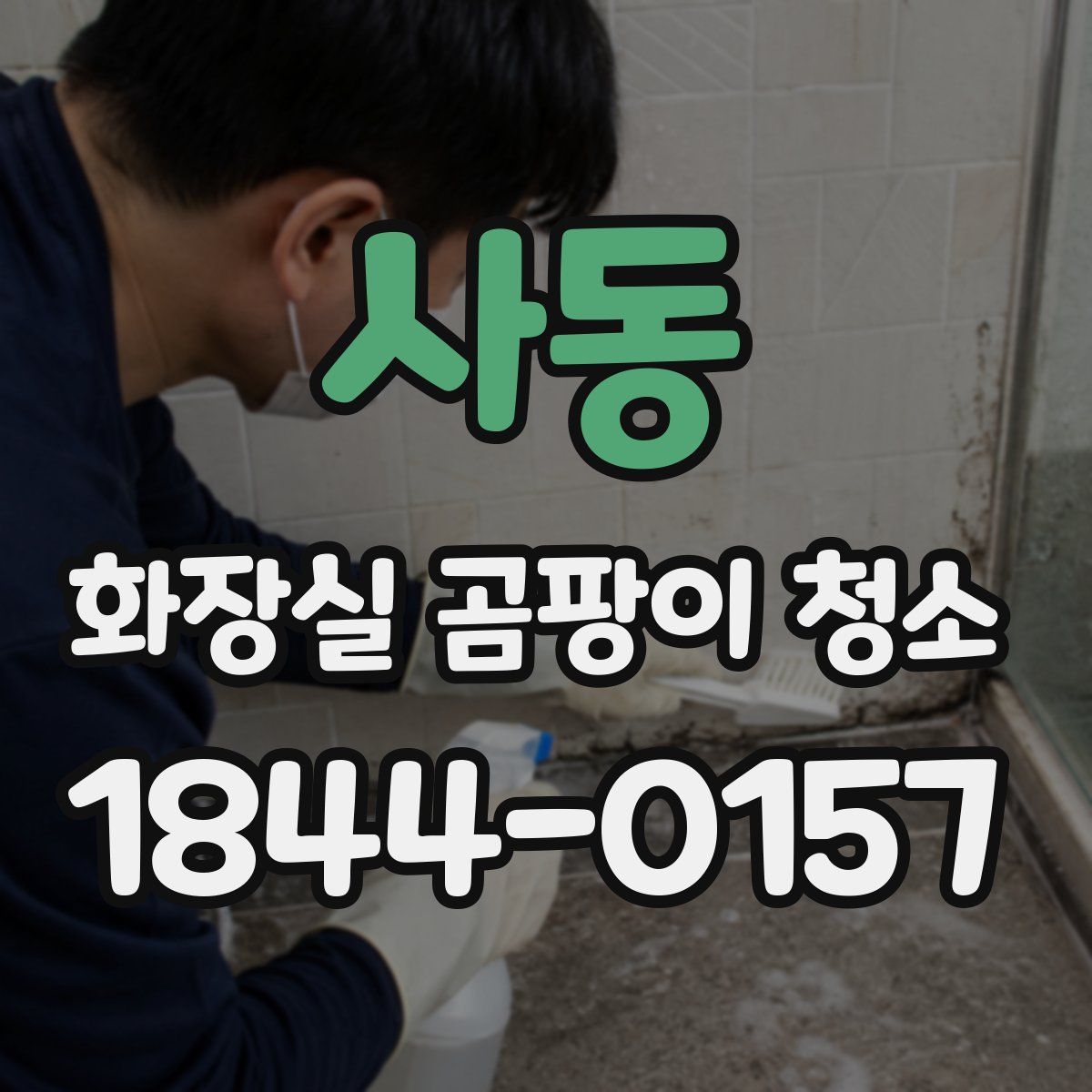 사동 화장실 곰팡이 청소