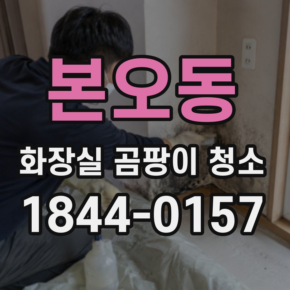 본오동 화장실 곰팡이 청소
