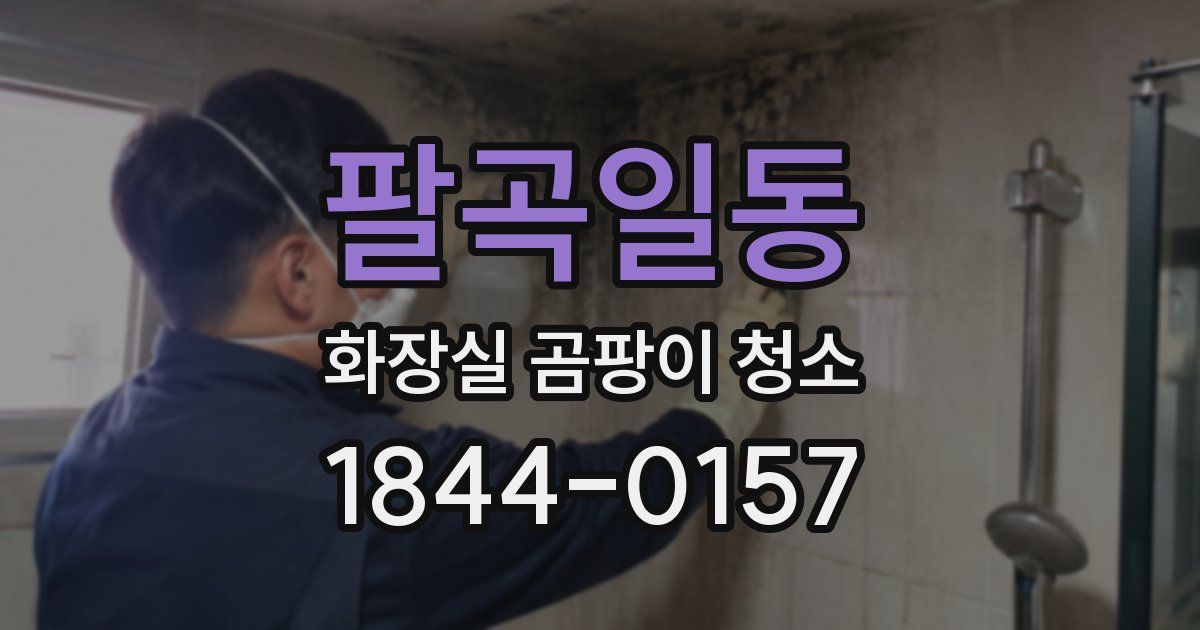 팔곡일동 화장실 곰팡이 청소