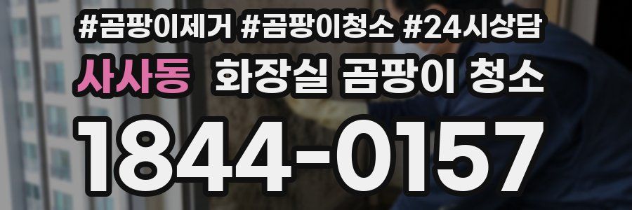 사사동 화장실 곰팡이 청소