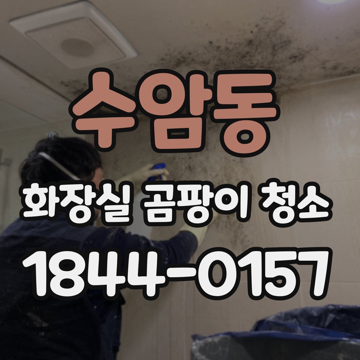 수암동 화장실 곰팡이 청소