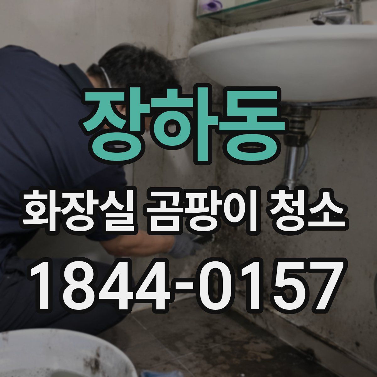 장하동 화장실 곰팡이 청소