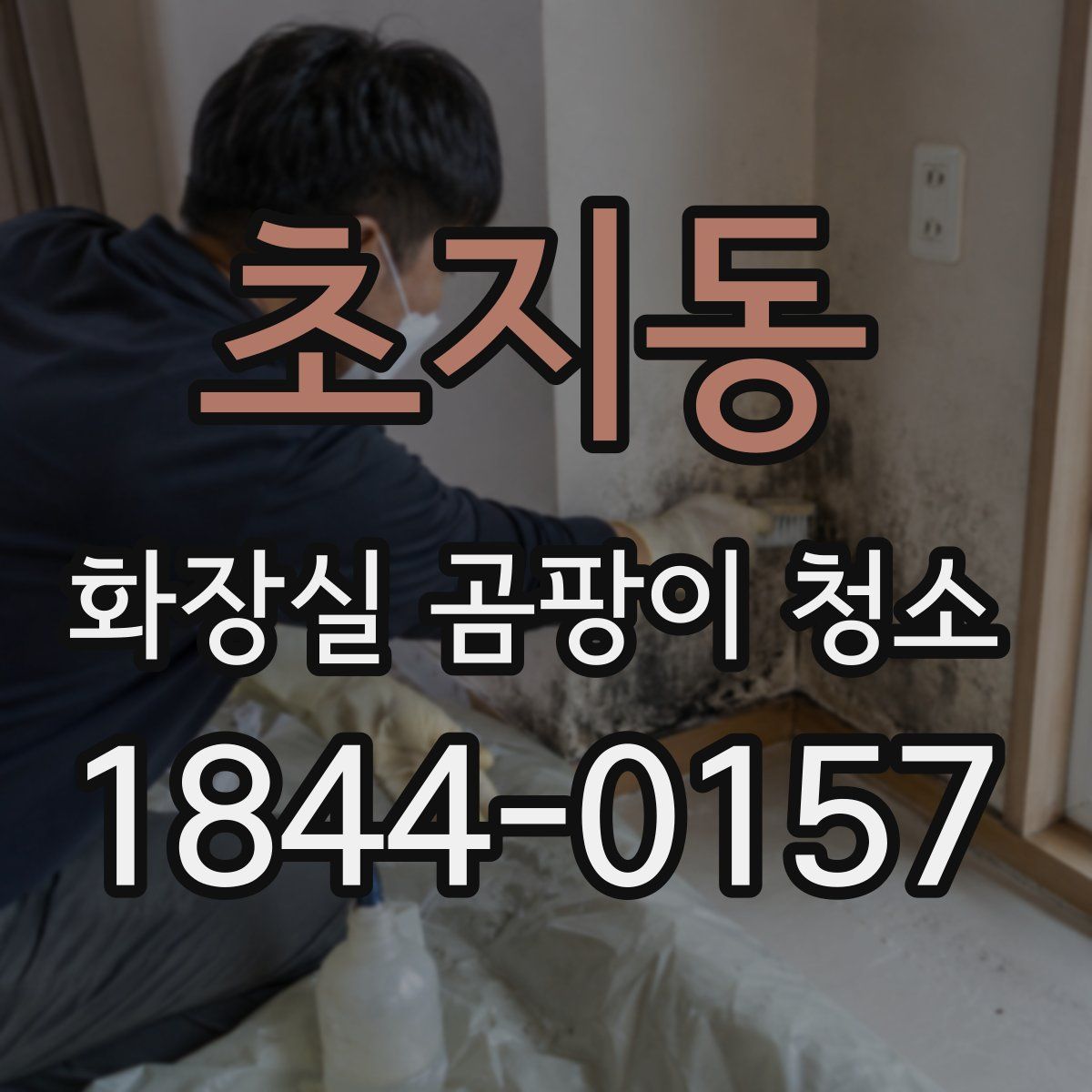 초지동 화장실 곰팡이 청소