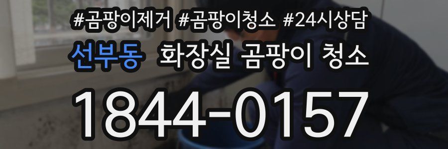 선부동 화장실 곰팡이 청소