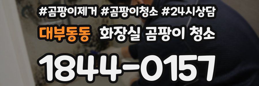 대부동동 화장실 곰팡이 청소