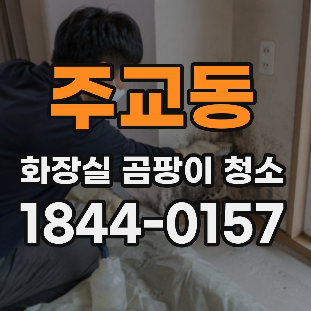주교동 화장실 곰팡이 청소
