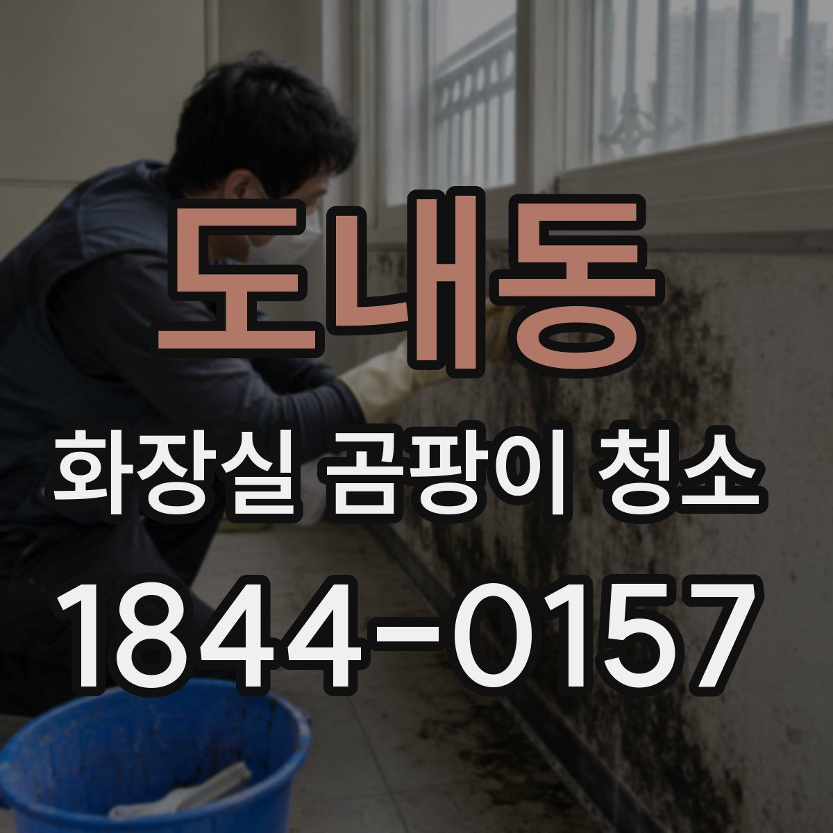 도내동 화장실 곰팡이 청소