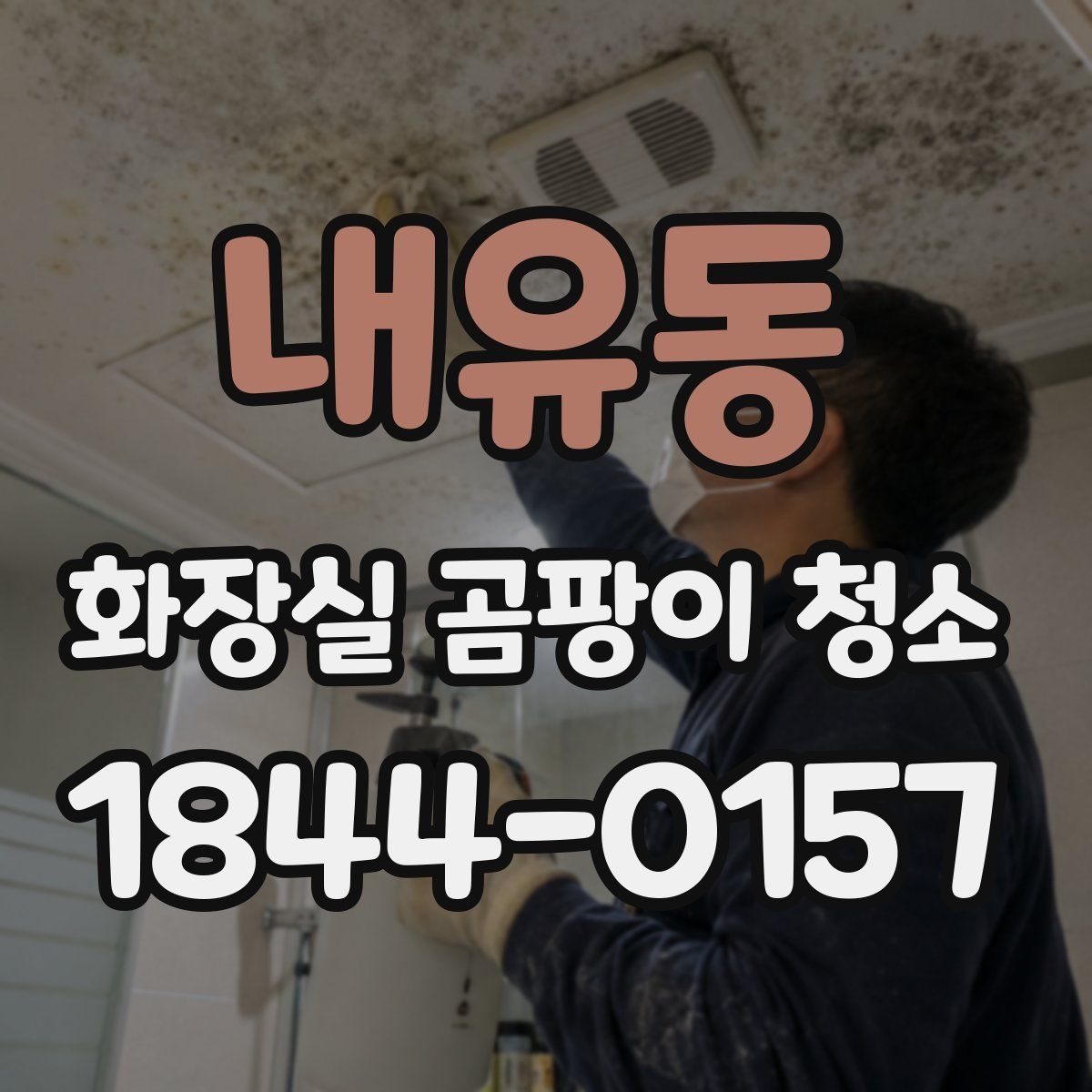 내유동 화장실 곰팡이 청소