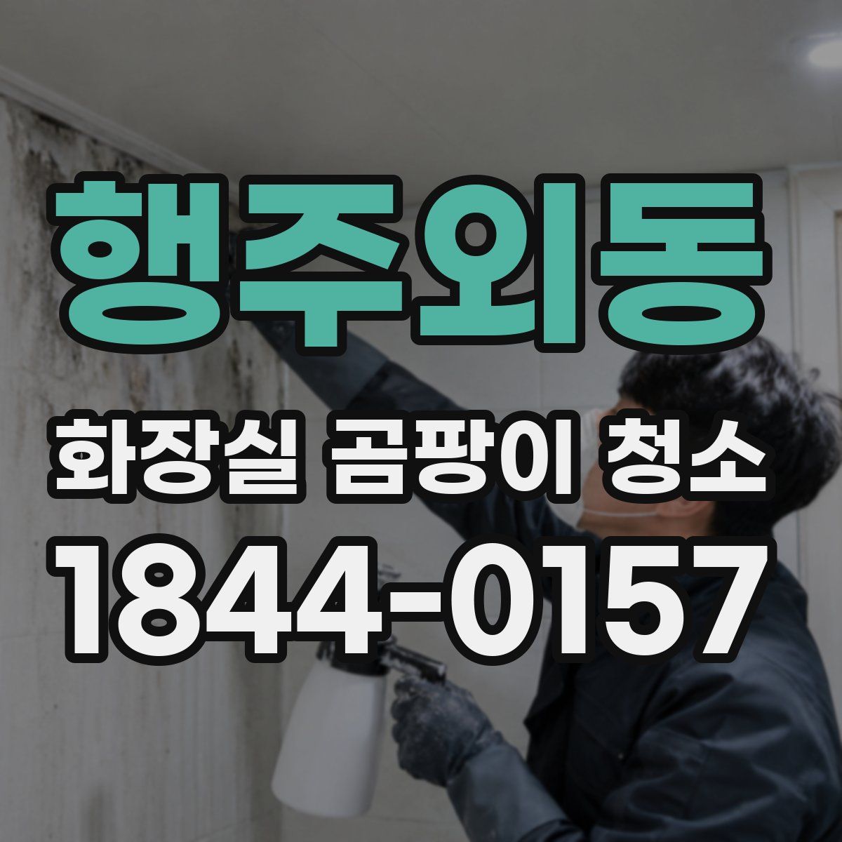 행주외동 화장실 곰팡이 청소