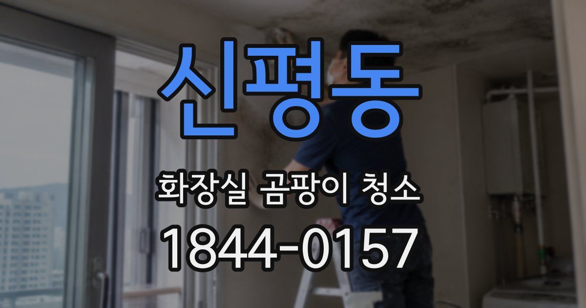 신평동 화장실 곰팡이 청소