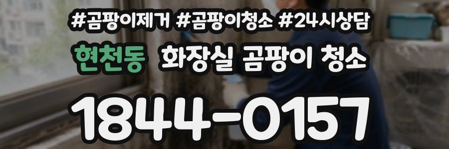 현천동 화장실 곰팡이 청소