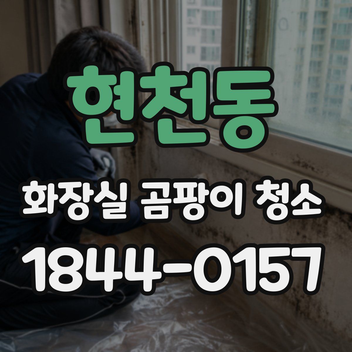 현천동 화장실 곰팡이 청소