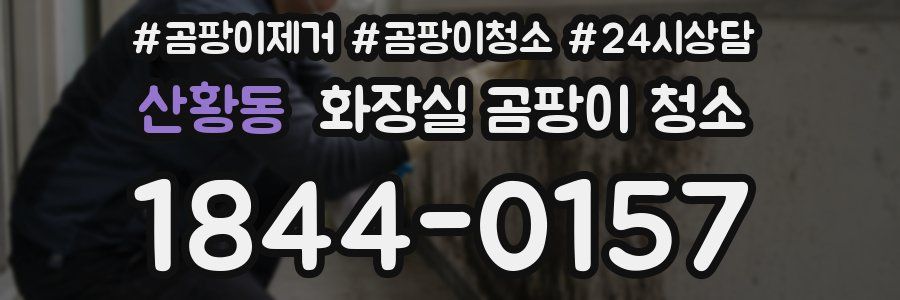 산황동 화장실 곰팡이 청소