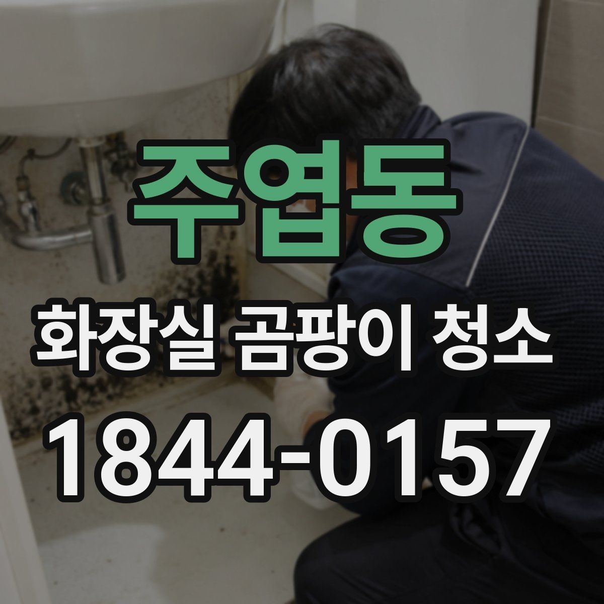 주엽동 화장실 곰팡이 청소 실리콘 틈새가 까맣게 보일 때