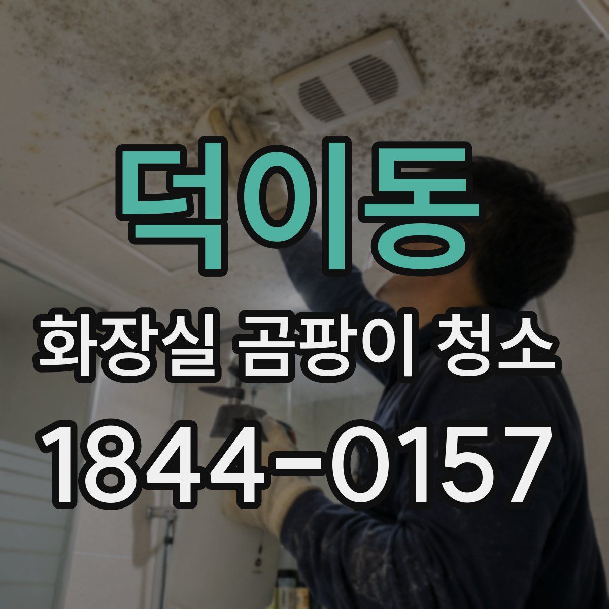 덕이동 화장실 곰팡이 청소