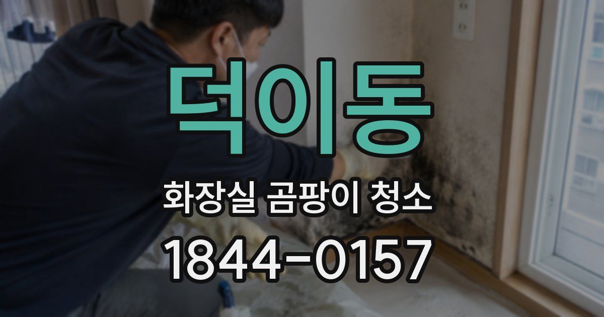 덕이동 화장실 곰팡이 청소