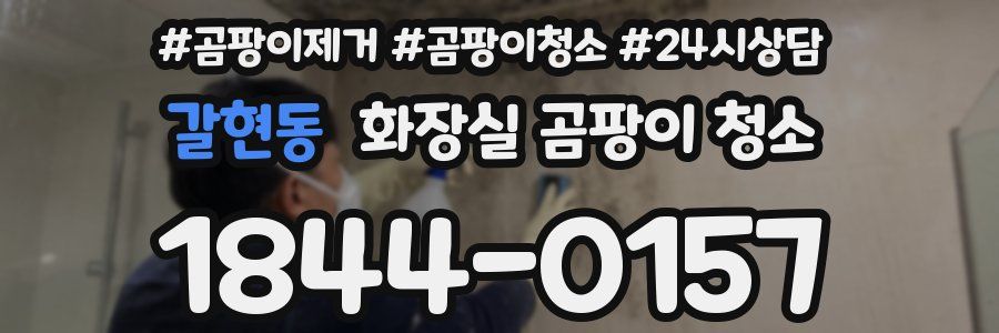 갈현동 화장실 곰팡이 청소