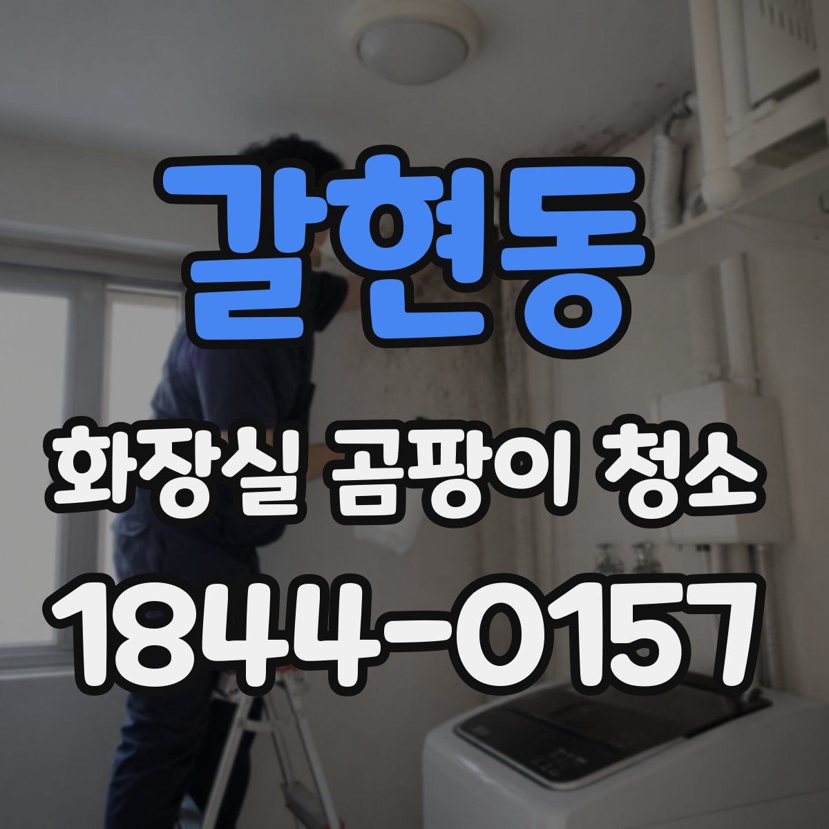 갈현동 화장실 곰팡이 청소