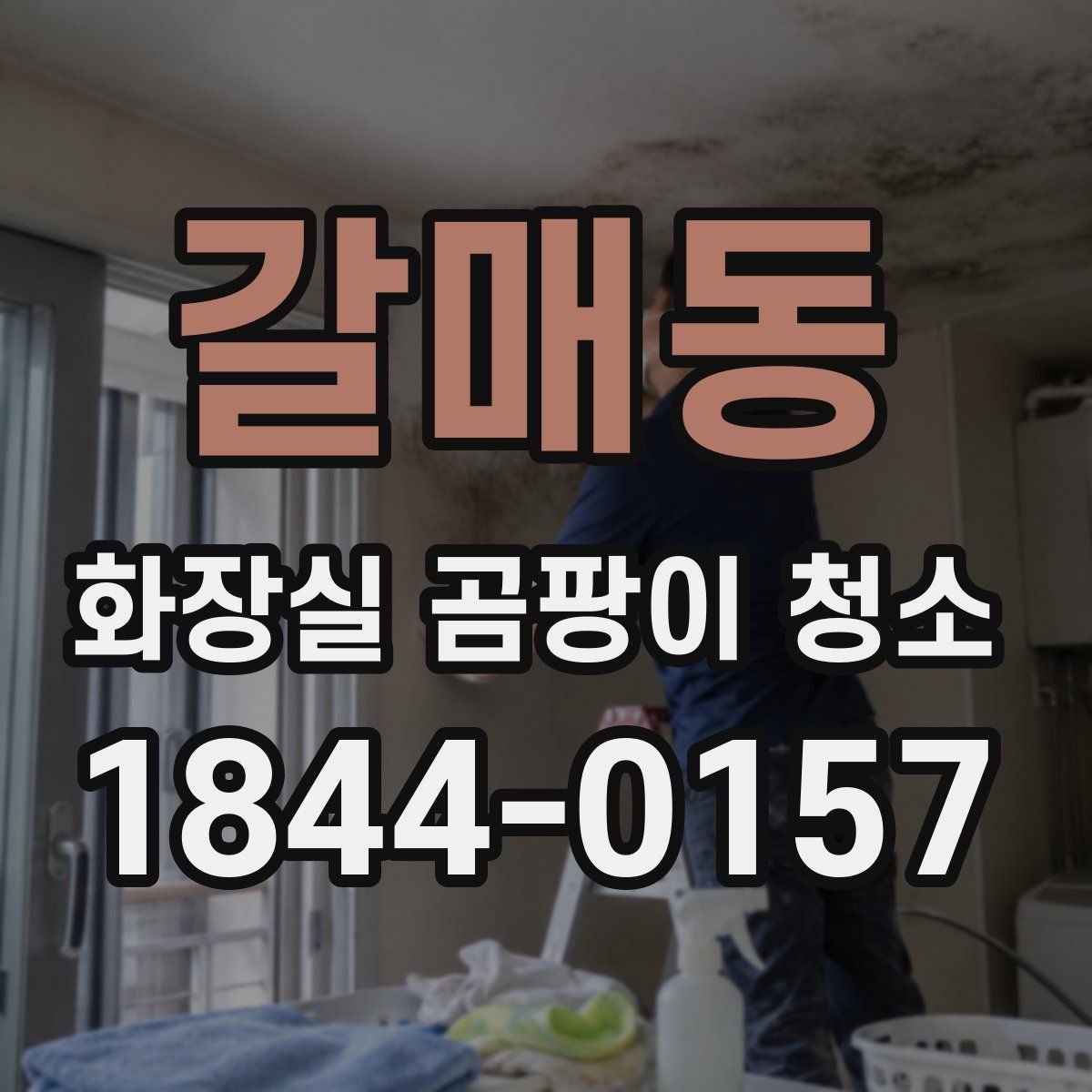 갈매동 화장실 곰팡이 청소