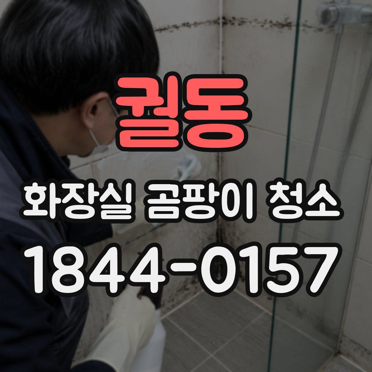 궐동 화장실 곰팡이 청소
