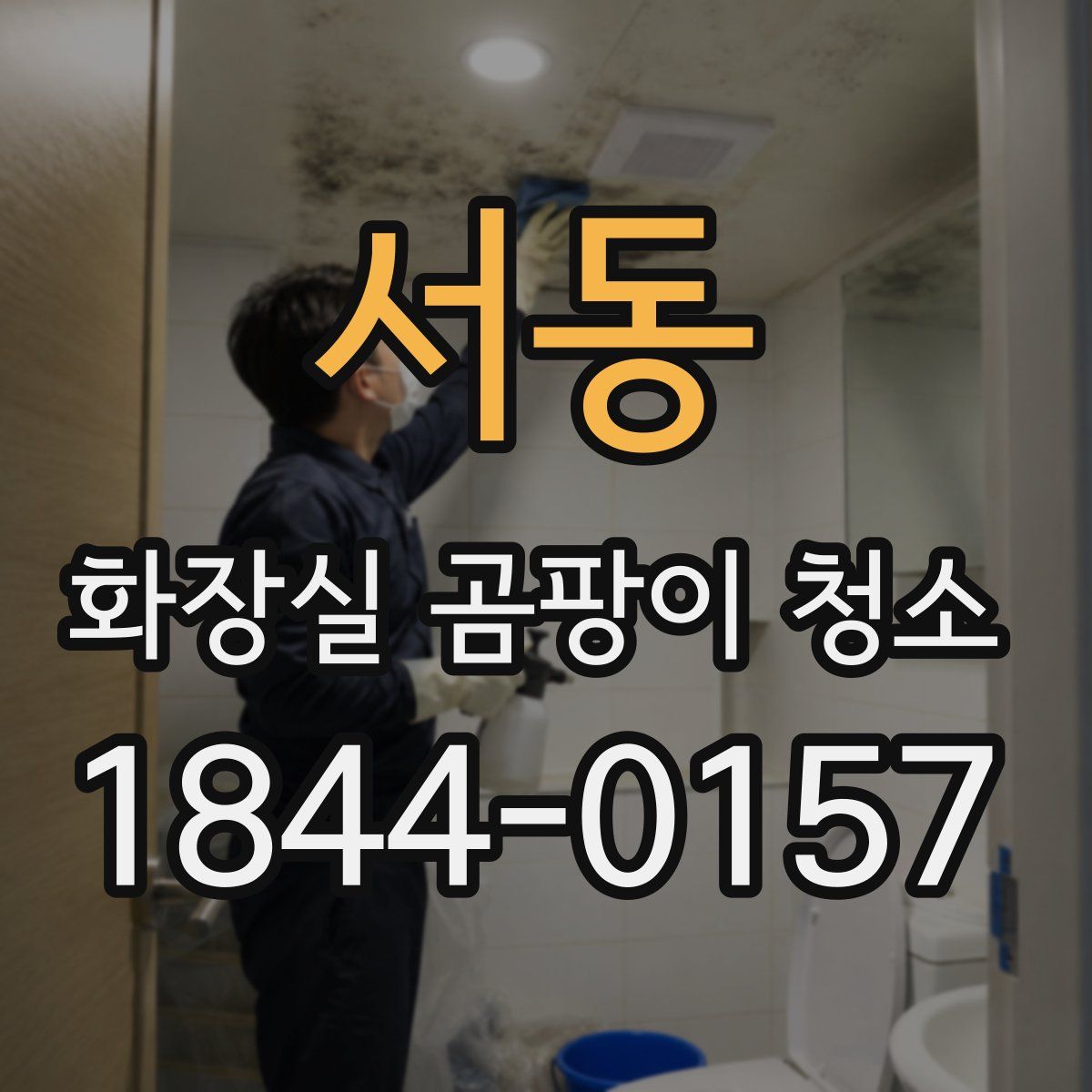 서동 화장실 곰팡이 청소