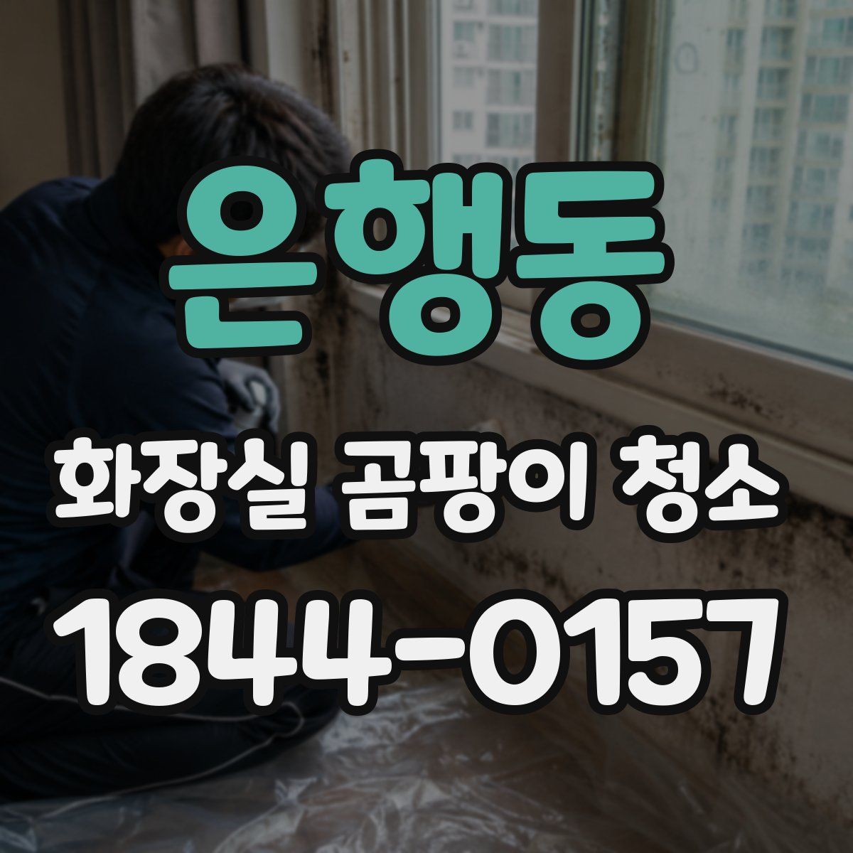 은행동 화장실 곰팡이 청소