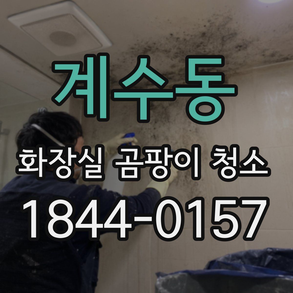 계수동 화장실 곰팡이 청소