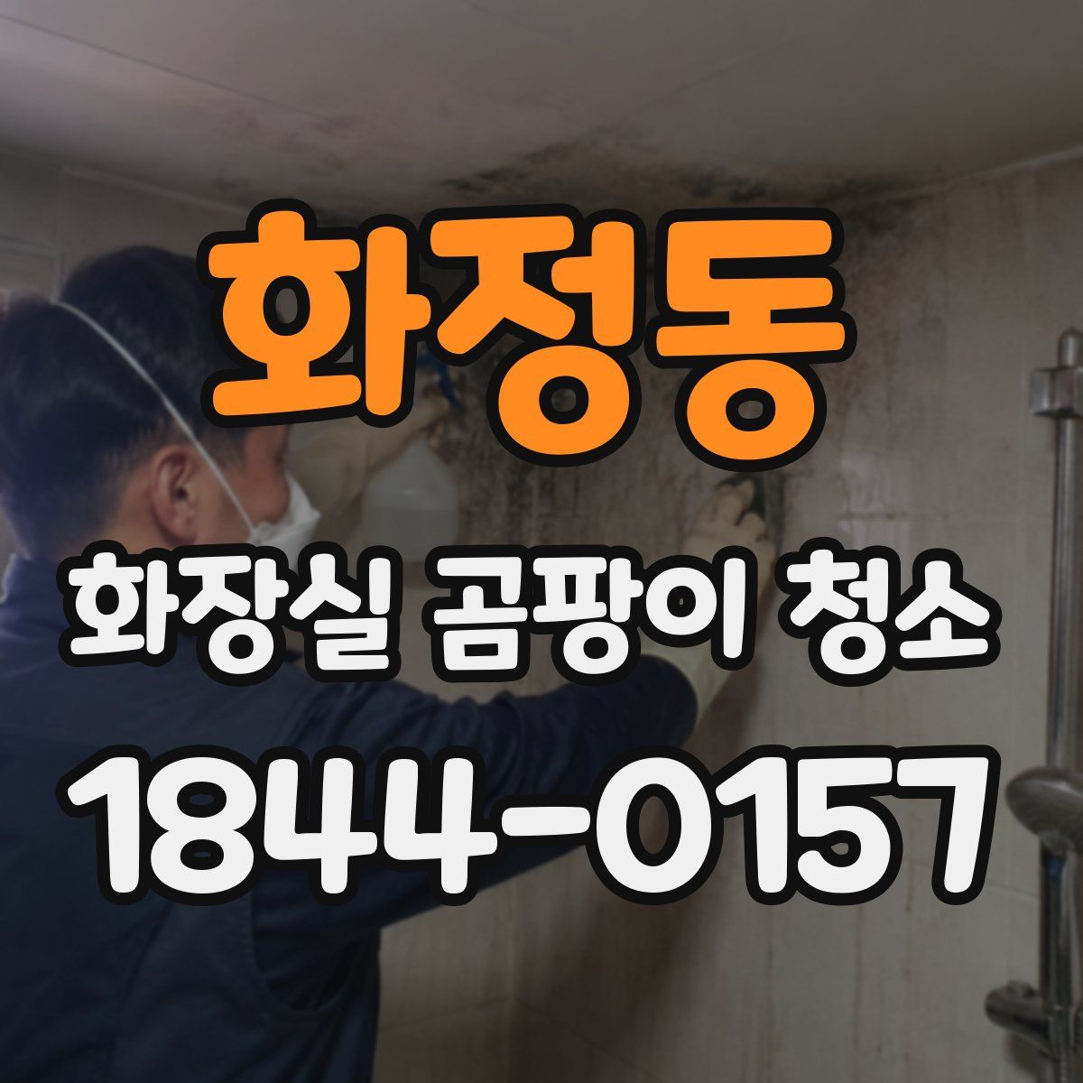 화정동 화장실 곰팡이 청소