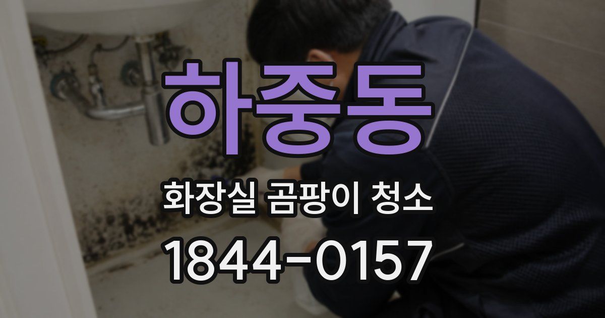 하중동 화장실 곰팡이 청소