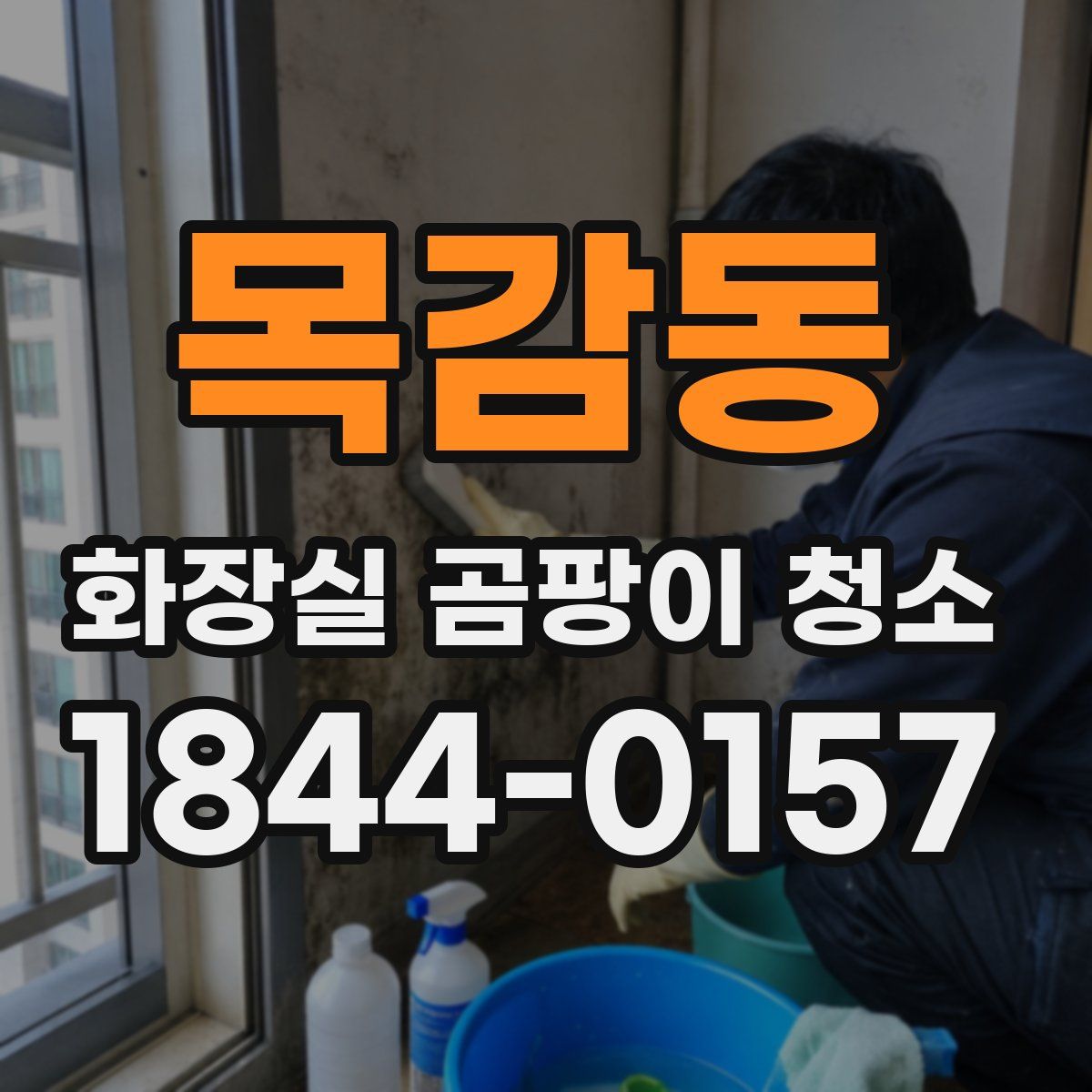 목감동 화장실 곰팡이 청소