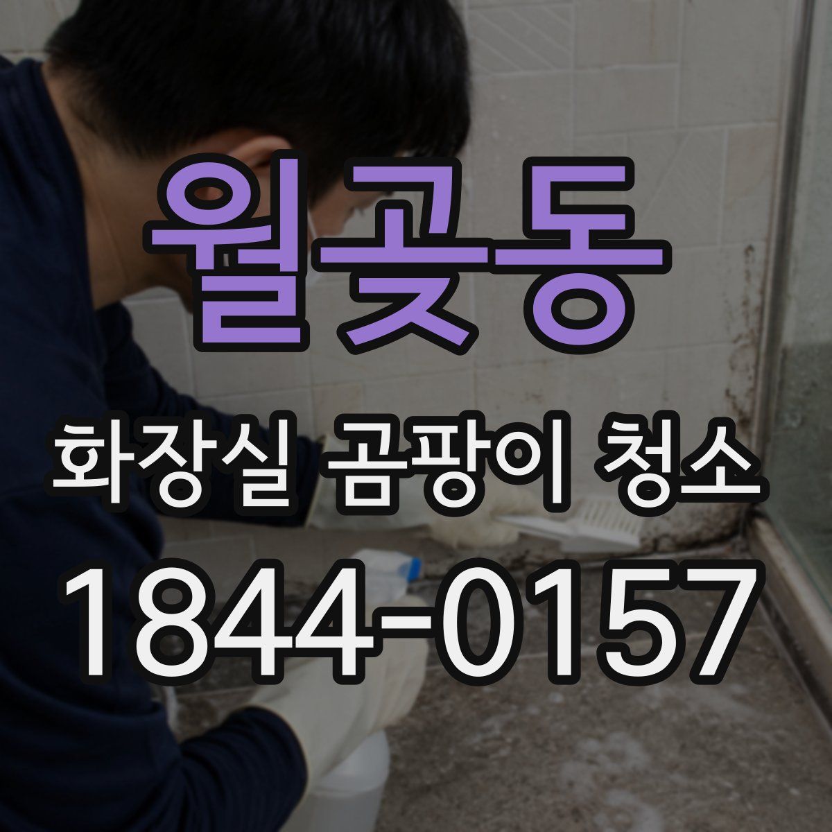 월곶동 화장실 곰팡이 청소