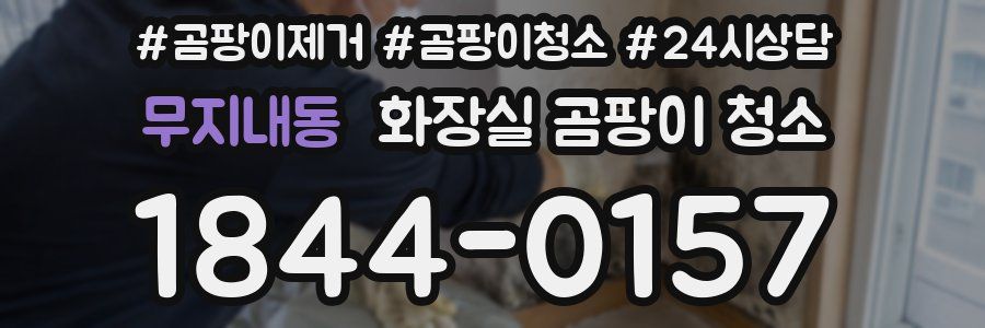 무지내동 화장실 곰팡이 청소