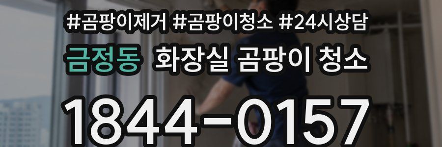금정동 화장실 곰팡이 청소