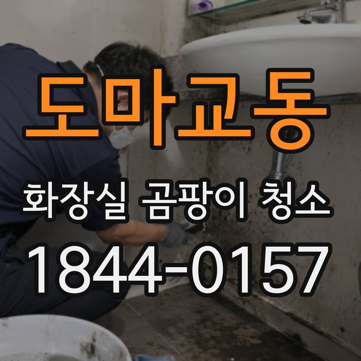 도마교동 화장실 곰팡이 청소