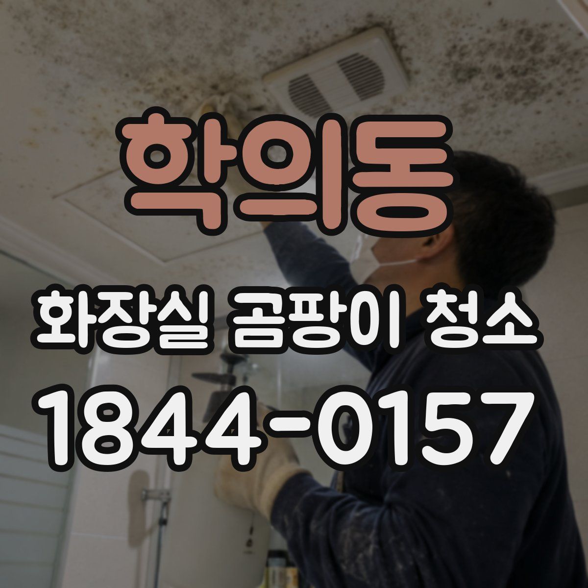 학의동 화장실 곰팡이 청소